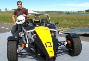 ArielAtom2 My Perch: Less windy than when actually inside the Ariel